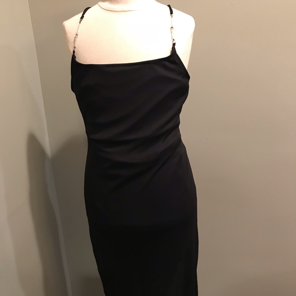 Black Dress with Optional Shirt